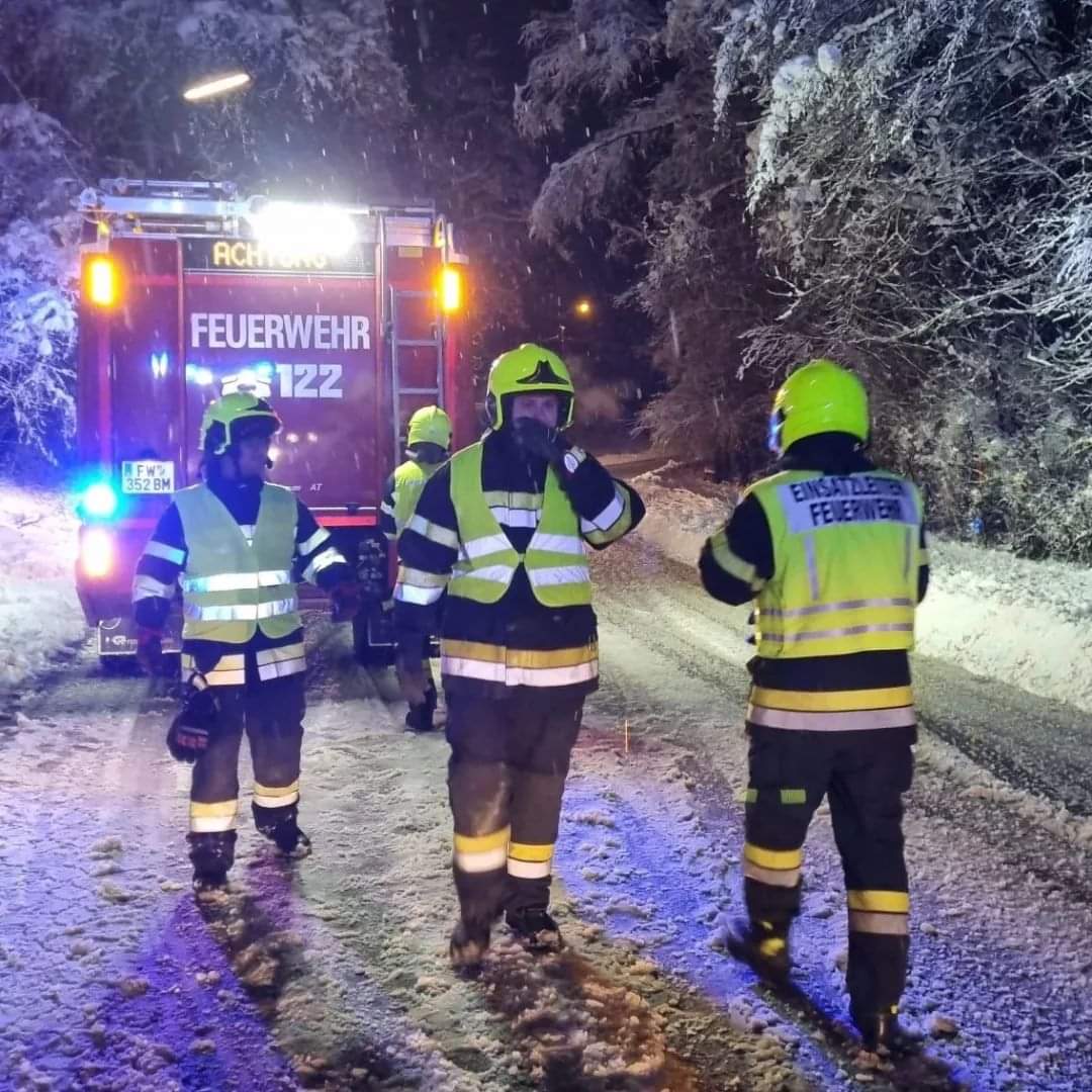 Erneuter starker Schneefall