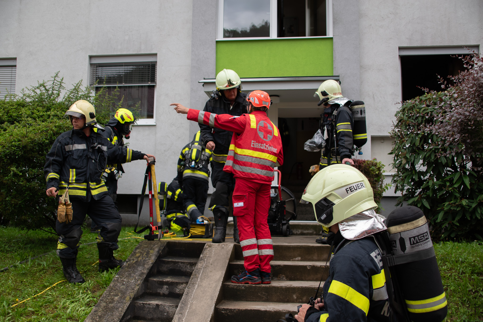 Brand in Kapfenberger Mehrparteienhaus